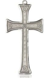 [6220SS] Sterling Silver Cross Medal