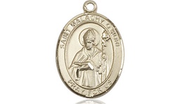 [8316KT] 14kt Gold Saint Malachy O'More Medal