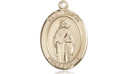[8319KT] 14kt Gold Saint Odilia Medal