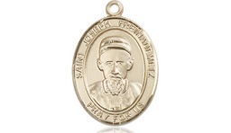[8329KT] 14kt Gold Saint Joseph Freinademetz Medal