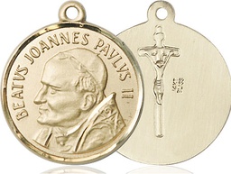 [1009KT] 14kt Gold Saint John Paul II Medal