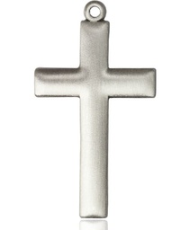 [6255YSS] Sterling Silver Cross Medal