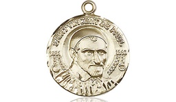 [1155KT] 14kt Gold Saint Vincent de Paul Medal