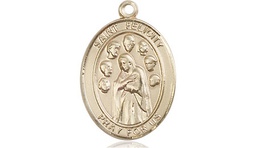 [8341KT] 14kt Gold Saint Felicity Medal