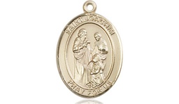 [8348KT] 14kt Gold Saint Joachim Medal