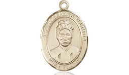 [8360KT] 14kt Gold Saint Josephine Bakhita Medal