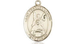 [8365KT] 14kt Gold Saint Frances of Rome Medal