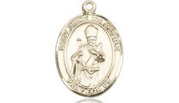 [8375KT] 14kt Gold Saint Simon Medal