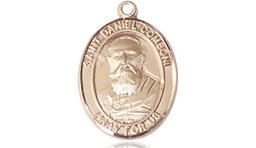 [8400KT] 14kt Gold Saint Daniel Comboni Medal