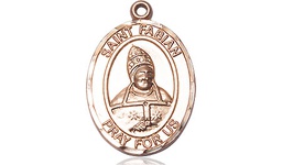 [8427KT] 14kt Gold Saint Fabian Medal