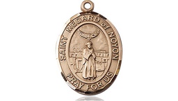 [8444KT] 14kt Gold Saint Medard of Noyon Medal
