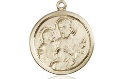 [4140KT] 14kt Gold Saint Joseph Medal