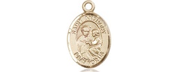 [9004KT] 14kt Gold Saint Anthony of Padua Medal
