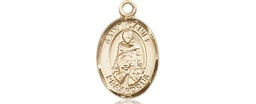 [9024KT] 14kt Gold Saint Daniel Medal