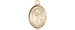 [9025KT] 14kt Gold Saint Dennis Medal