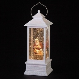 [RO-131184] Lighted Santa in Swirl Lantern