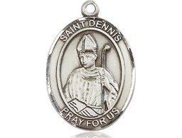 [7025SS] Sterling Silver Saint Dennis Medal