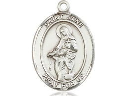 [7029SS] Sterling Silver Saint Jane of Valois Medal