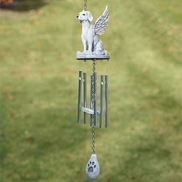 [RO-16051] 16.5&quot;L Dog Memorial Windchime
