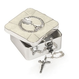 [RO-19798] 1.5"H Communion Box - Caroline Collection - Communion
