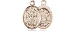 [9180KT] 14kt Gold Saint Cecilia Choir Medal