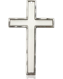 [5736SS] Sterling Silver Cross Medal