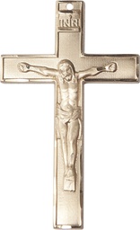 [5739GF] 14kt Gold Filled Crucifix Medal
