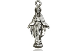 [5900SSY] Sterling Silver Miraculous Medal - With Box