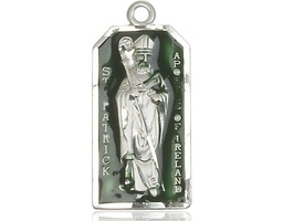 [5914ESS] Sterling Silver Saint Patrick Medal