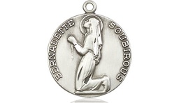 [5919SS] Sterling Silver Saint Bernadette Medal