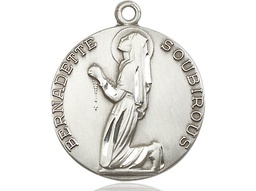 [5920SS] Sterling Silver Saint Bernadette Medal