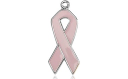 [5151PKSS] Sterling Silver Cancer Awareness Medal
