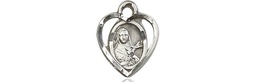 [5409SS] Sterling Silver Saint Theresa Medal