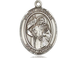 [7127SS] Sterling Silver Saint Ursula Medal