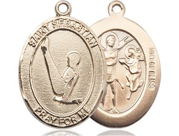[7172GF] 14kt Gold Filled Saint Sebastian Gymnastics Medal
