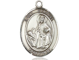 [7032SS] Sterling Silver Saint Dymphna Medal