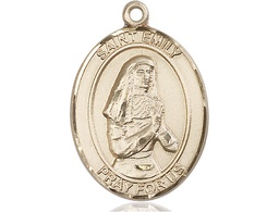 [7047GF] 14kt Gold Filled Saint Emily de Vialar Medal