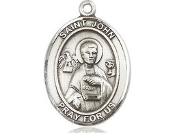 [7056SS] Sterling Silver Saint John the Apostle Medal