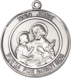[7058RDSPSS] Sterling Silver San Jose Medal