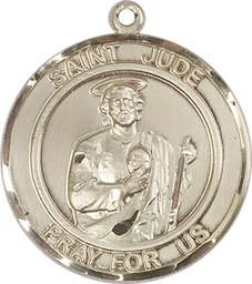 [7060RDGF] 14kt Gold Filled Saint Jude Medal
