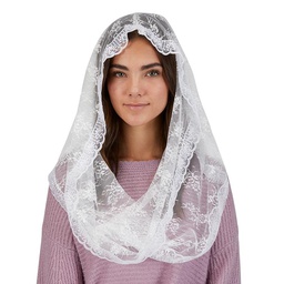 [J2586] Infinity Chapel Veil - White
