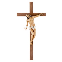 [L5097] Gift of the Spirit Wall Crucifix Color Corpus 10"cross
